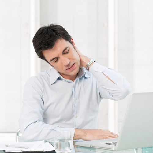 Man With Neck Pain