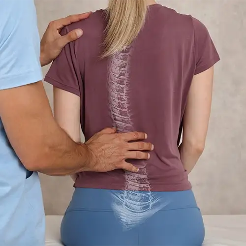 Woman With Scoliosis Spinal Deviation
